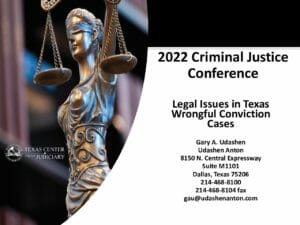 Media item displaying 2022 Criminal Justice Conference